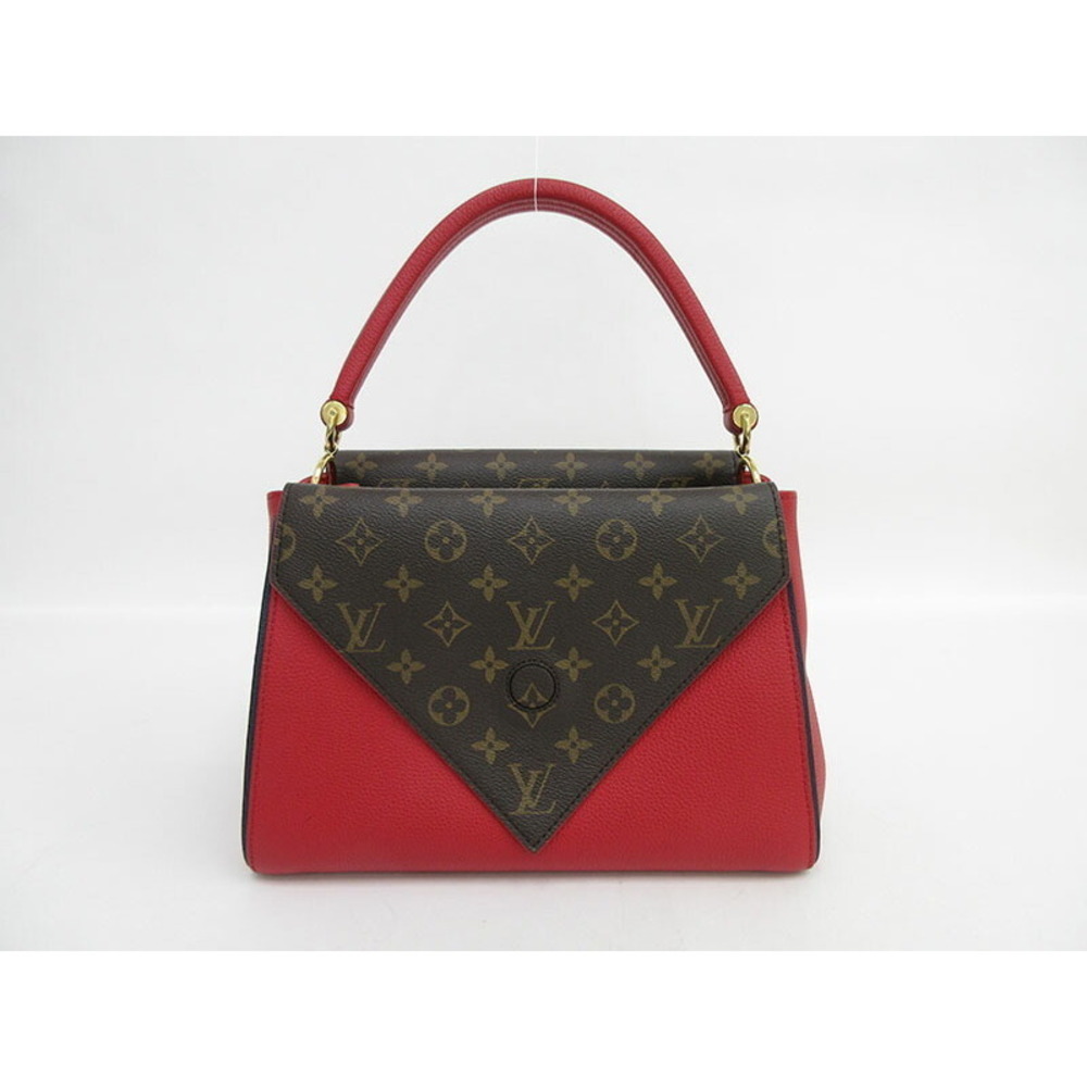 Louis Vuitton V Ruby Bag Red Handbag Double Monogram
